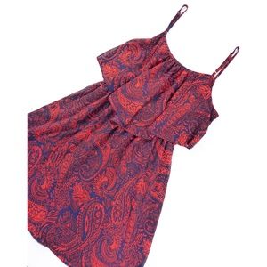 Eyelash Couture Women's L Large Paisley Dress